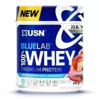 Анонс фото usn bluelab 100% whey premium protein (454 гр) клубника