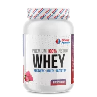 Анонс фото fitness formula whey protein premium (900 гр) банка малина
