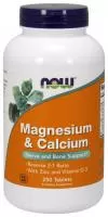 Анонс фото now calcium & magnesium (250 табл)