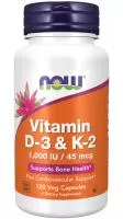Анонс фото now vitamin d-3 & k-2 (120 капс)