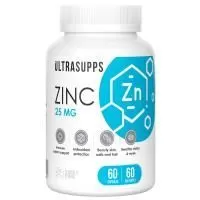 Анонс фото ultrasupps zinc 25 mg (60 капс)