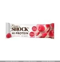 Анонс фото fitnesshock hi protein bar (60 гр) малиновое парфе