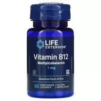 Анонс фото life extension vitamin b12 methylcobalamin 1 mg (60 вег. лед)