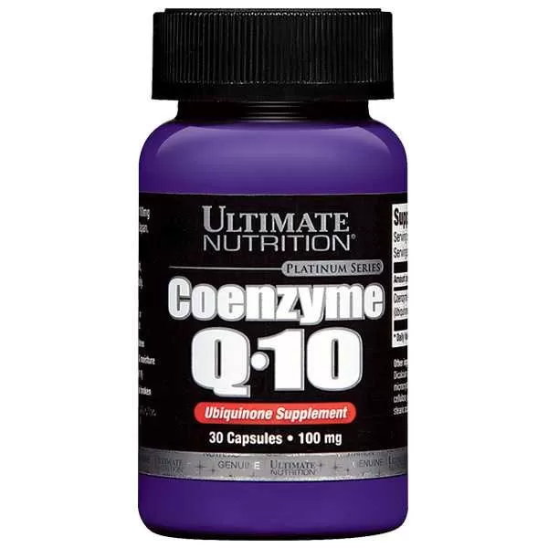 Анонс фото ultimate nutrition coenzyme q10 (30 капс)