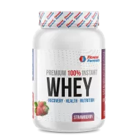 Анонс фото fitness formula whey protein premium (900 гр) банка клубника