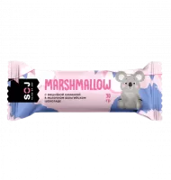 Анонс фото soj marshmallow bar (30 гр) с вишневой начинкой в молочном шоколаде