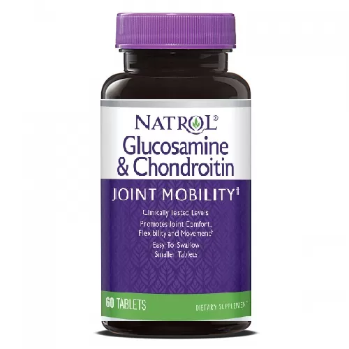 Анонс фото natrol glucosamine 1500 mg, chondroitin 1200 mg (60 табл)