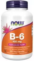 Анонс фото now vitamin b-6 100 mg (250 капс)