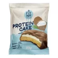 Анонс фото fit kit protein cake (70 гр) тропический кокос