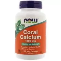 Анонс фото now coral calcium 1000 mg (100 вег. капс)